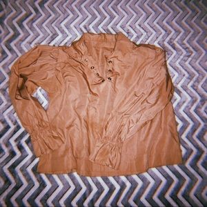 Puffy Sleeve Blouse Peter Pan Collar Pink Longsleeve Cottagecore Renaissance